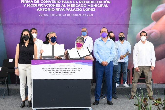 Inicia Cuauhtémoc Blanco rehabilitación del Mercado Municipal de Jojutla