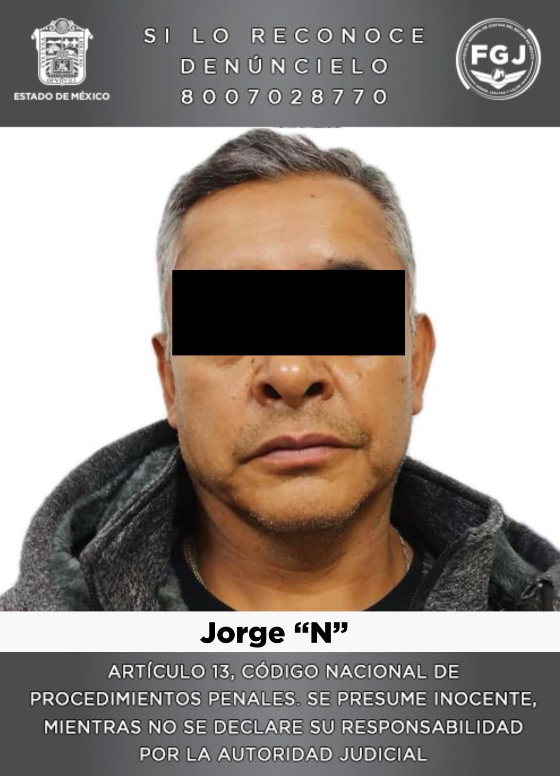 Posible implicado en el delito de maltrato animal en Naucalpan fue ingresado al penal por elementos de la FGJEM