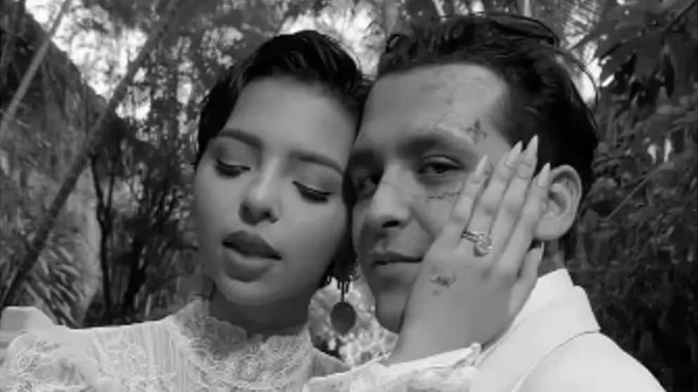 Nodal publicó supuesta fecha de nacimiento de su bebé con Ángela Aguilar y después la borró: “Los angelitos caen del cielo”